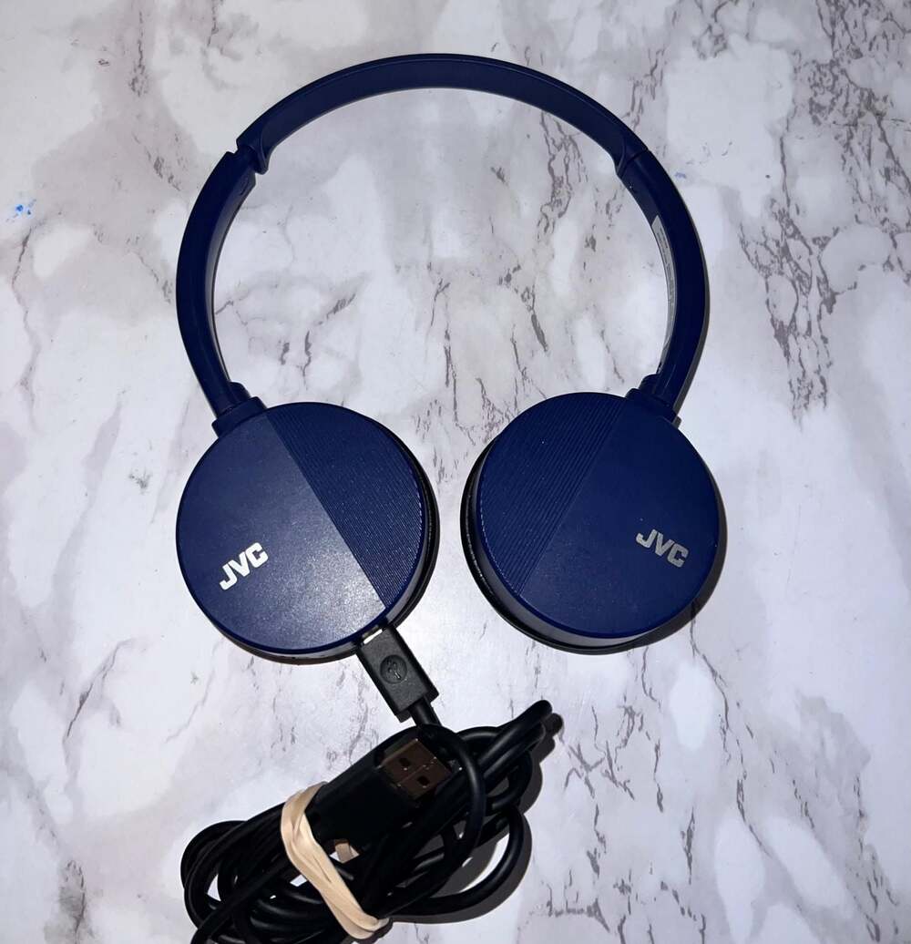 JVC HA-S23W Wireless Bluetooth On-Ear Headphones - Blue
